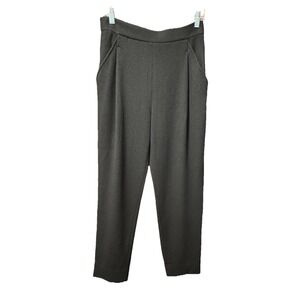 Vince Black Trousers Elastic Knit‎ Waist Slacks Career Casual Dress Pants Small